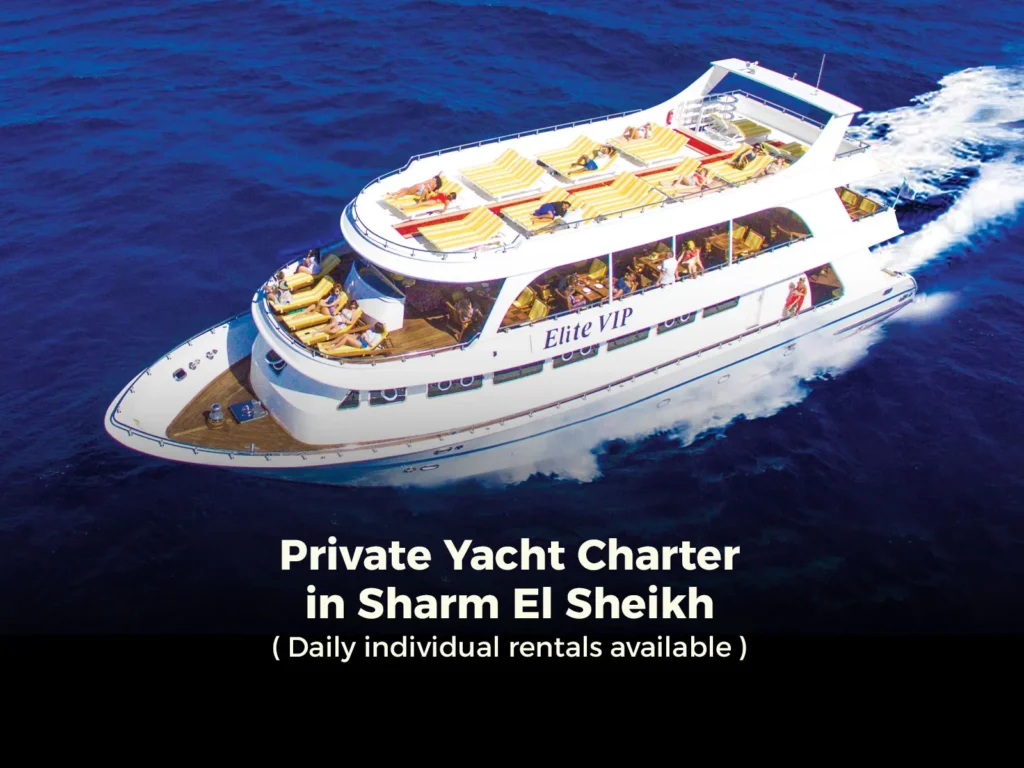 Private Yacht Charter in Sharm El Sheikh​ ( Daily individual rentals available )