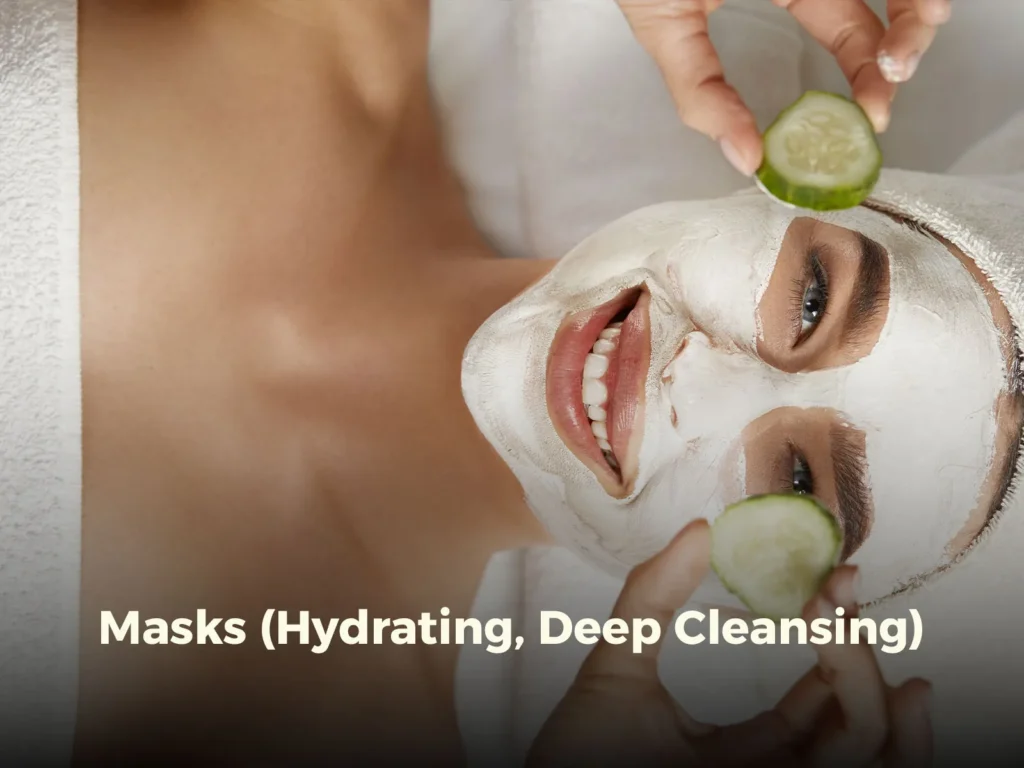 Masks (Hydrating, Deep Cleansing)